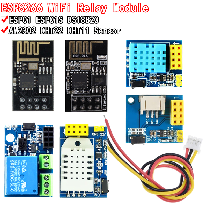 Esp8266 Relay Module - ESP8266 5V WiFi 릴레이 모듈 DS18B20