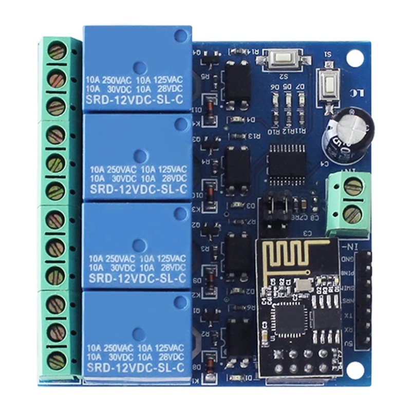 Esp8266 Relay Module - ESP8266 ESP-01 4방향 WiFi 릴레이 모듈