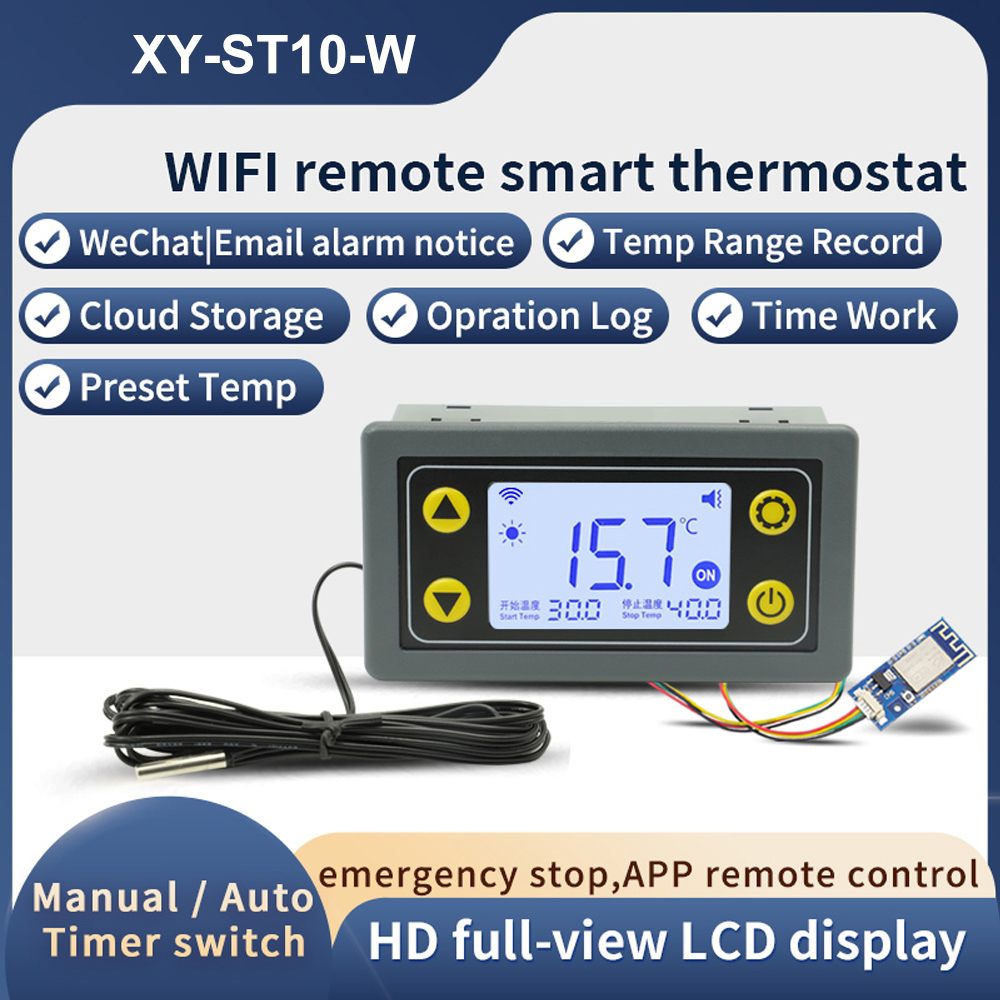 Wifi Thermostat - ST10-W/SA10-W/SA30-W/ST30-W DC6-30V/AC110-220V 10A/30A WIFI 온도 조절기