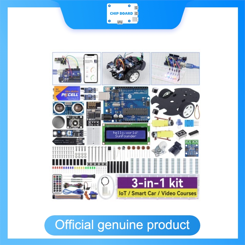 Electronics Project Kit - SunFounder 3-in-1 Arduino UNO R3 스타터