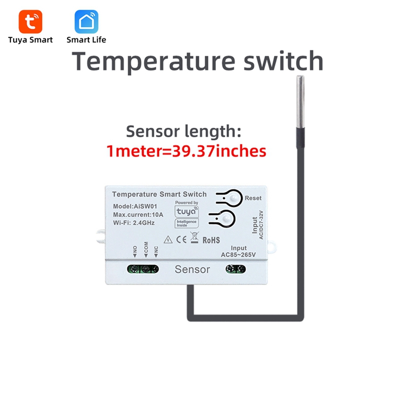 Tuya WiFi 온도 스위치 센서 2.4G WiFi  - Wifi Thermostat 리뷰 및 가격