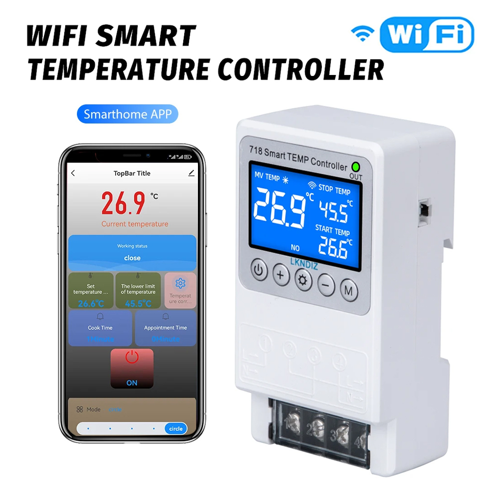 온도 스마트 WIFI 컨트롤러 일정한 온도 조절기 제어 - Wifi Thermostat 리뷰 및 가격