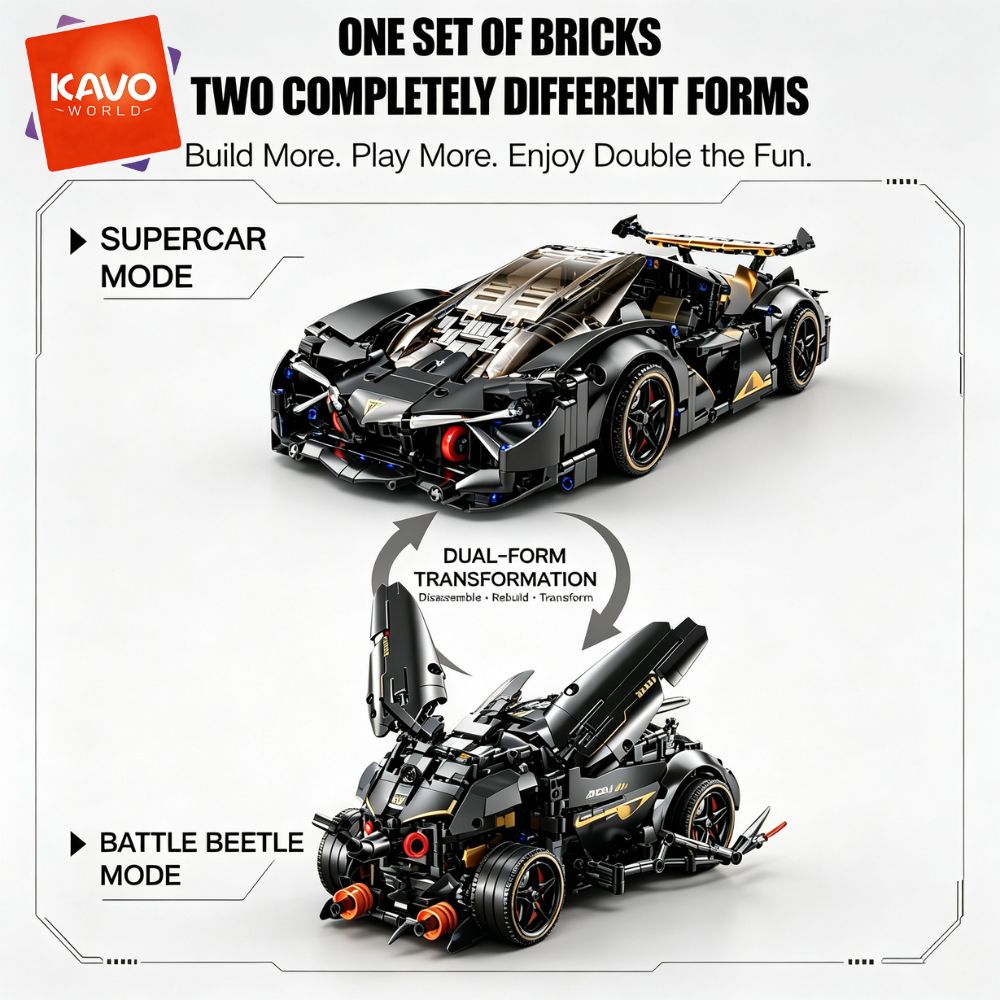 KAVOWORLD 1248개 부품으로 구성된 MOC 블 - Stem Robotics Kit 리뷰 및 가격