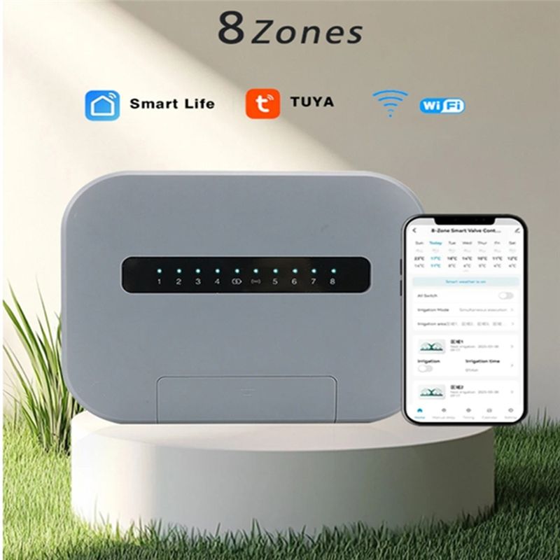 6구역 Tuya Wi-Fi 스마트 스프링클러 컨트롤러, - Wifi Smart Plug 리뷰 및 가격