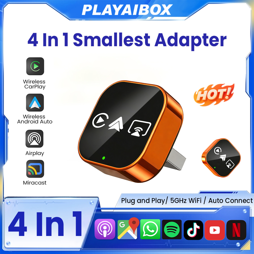 2026 4in1 새로운 업그레이드 카플레이 어댑터 무 - Wifi Smart Plug 리뷰 및 가격