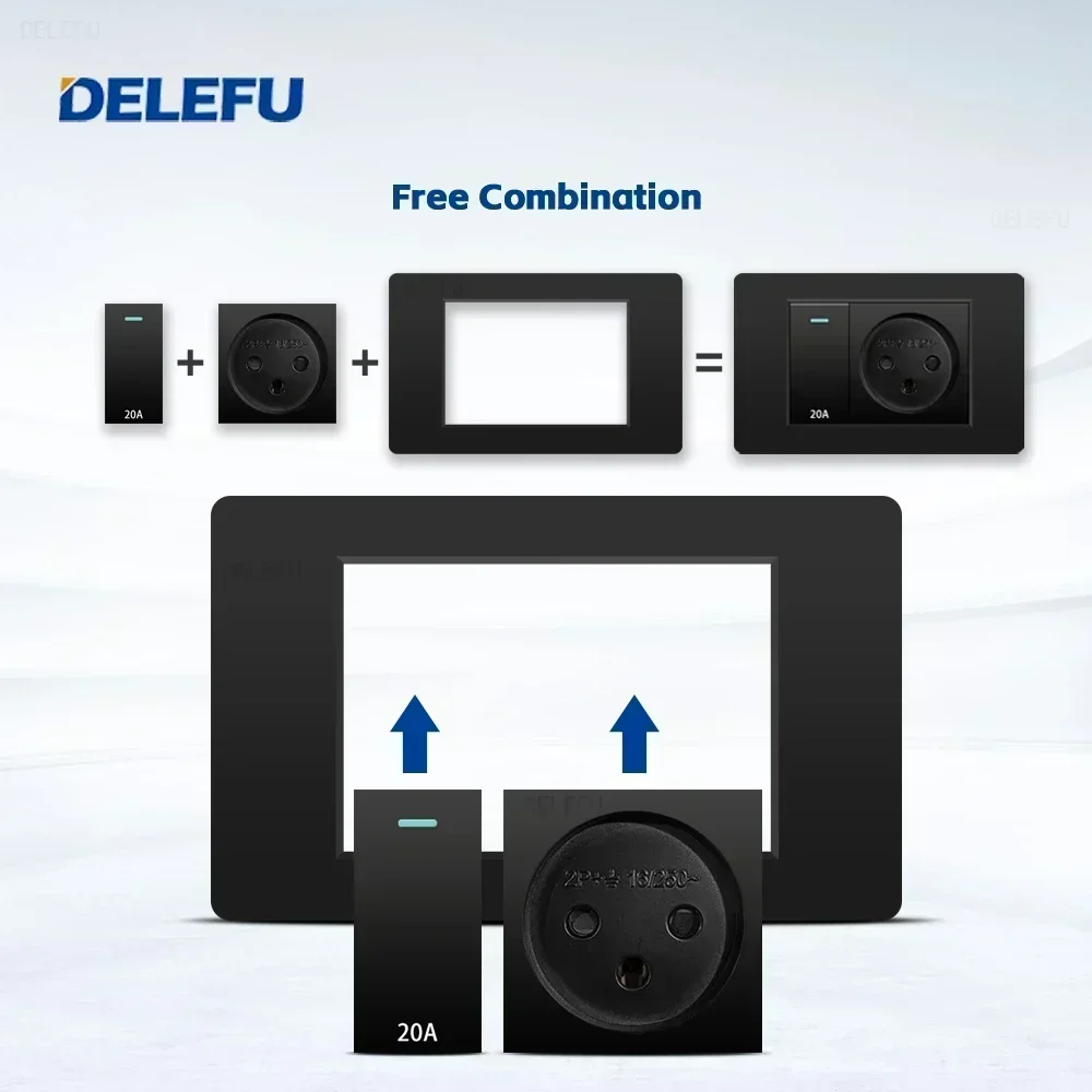 DELEFU 블랙 지연 PC 이스라엘 USB C 타입  - Smart Light Switch Wifi 리뷰 및 가격