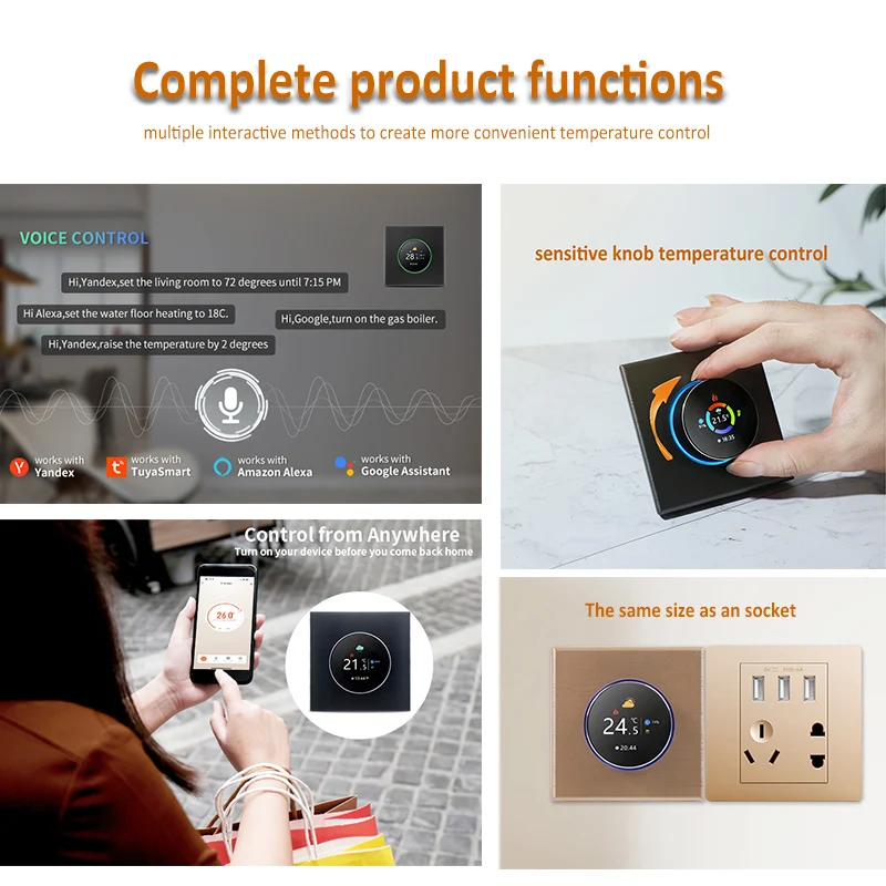 재고 있음 Tuya 노브형 온도조절기 바닥난방 컨트롤러 - Wifi Thermostat 리뷰 및 가격