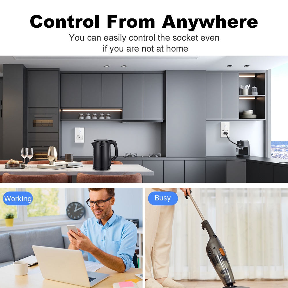 만핫 WiFi 16A 브라질 소켓, 1/2갱 터치 라이 - Smart Light Switch Wifi 리뷰 및 가격