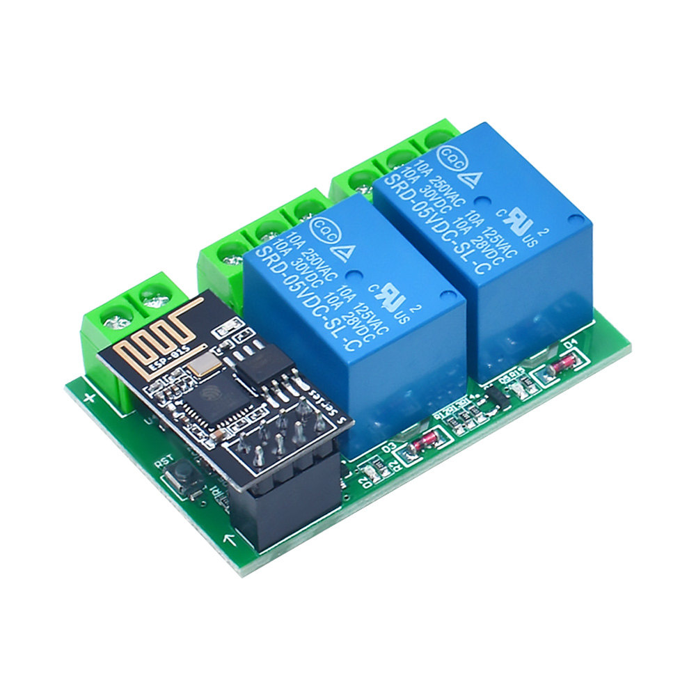 듀얼 채널 WIFI 릴레이 모듈 ESP-01, 릴레이  - Esp8266 Relay Module 리뷰 및 가격