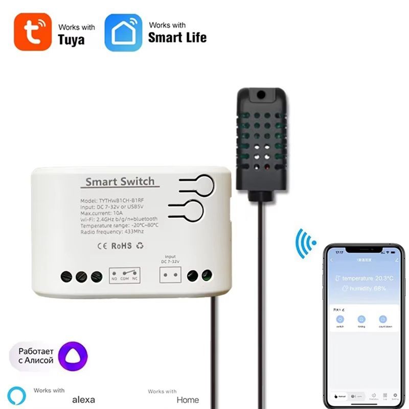 Y50A - Tuya 스마트 라이프 Wi-Fi 스위치, - Wifi Thermostat 리뷰 및 가격