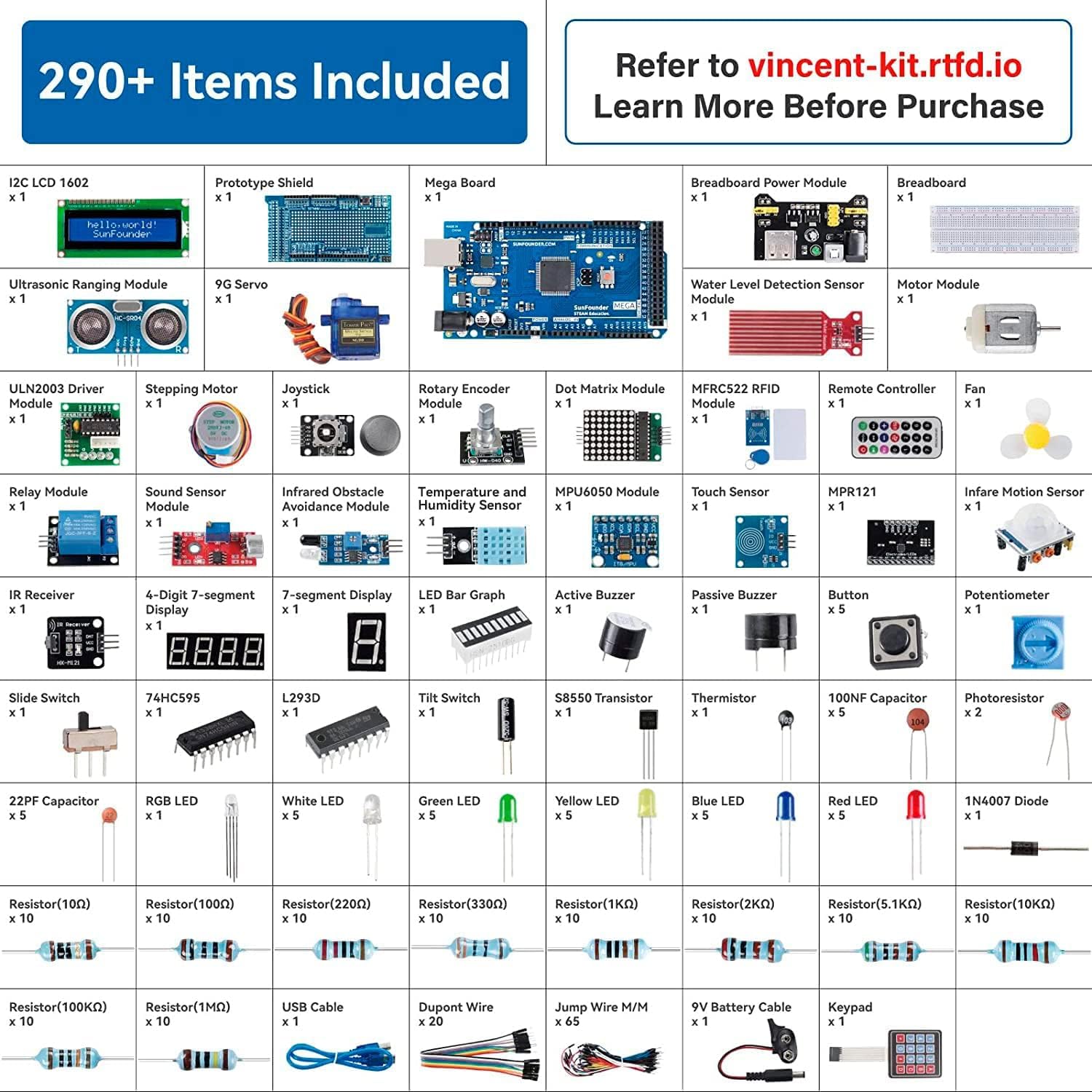 SunFounder 프로젝트 Arduino Mega 2 - Esp32 Smart Home Kit 리뷰 및 가격