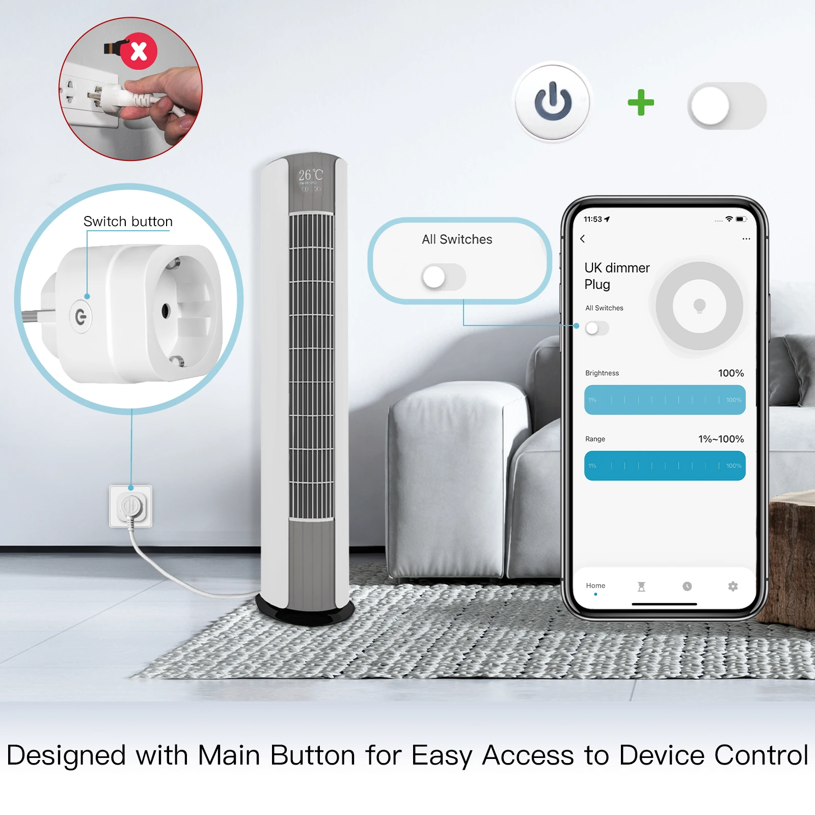 MOES Tuya WiFi 스마트 플러그 디밍 가능 전 - Wifi Smart Plug 리뷰 및 가격
