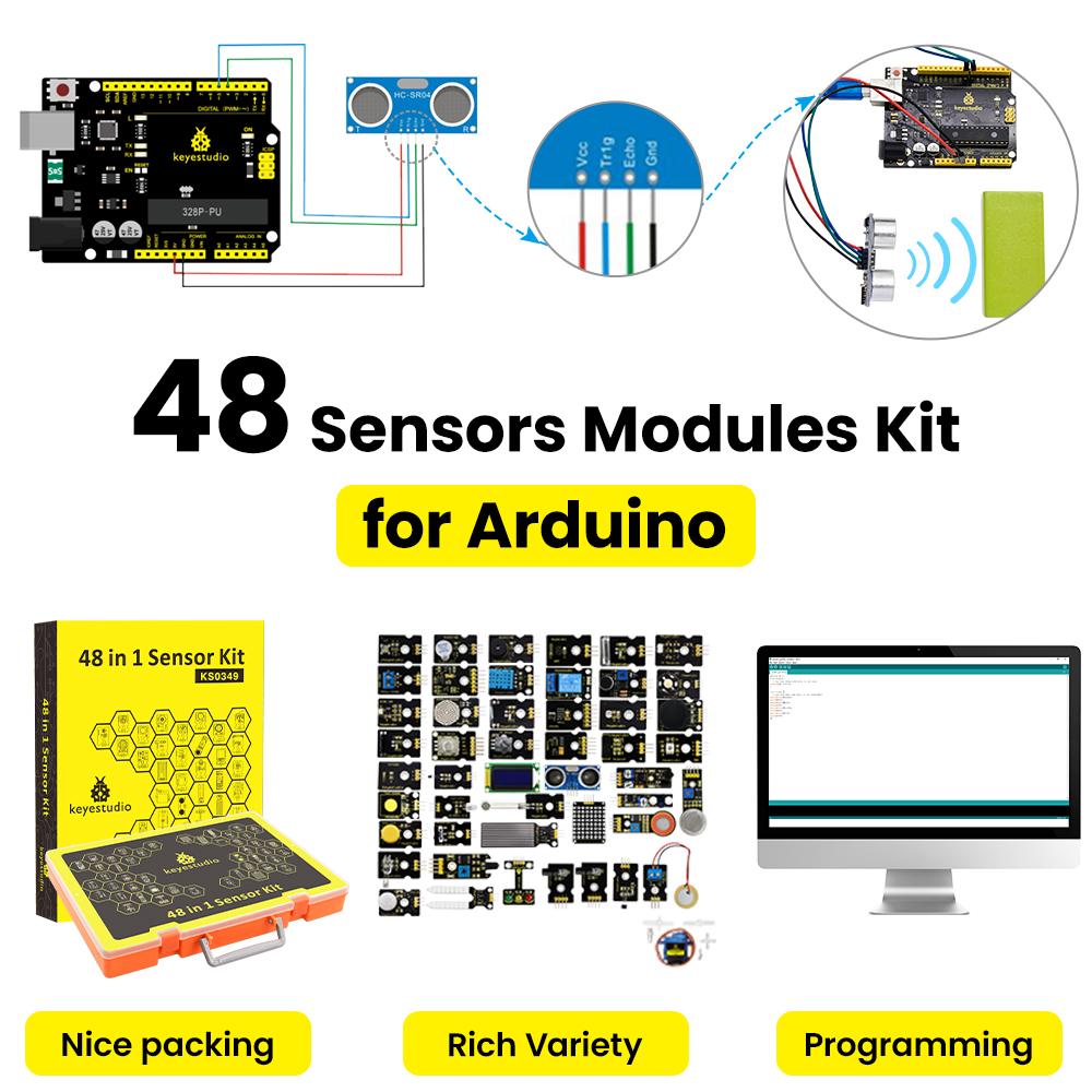 키에스튜디오 48 in 1 센서 스타터 키트 아두이노  - Esp32 Smart Home Kit 리뷰 및 가격
