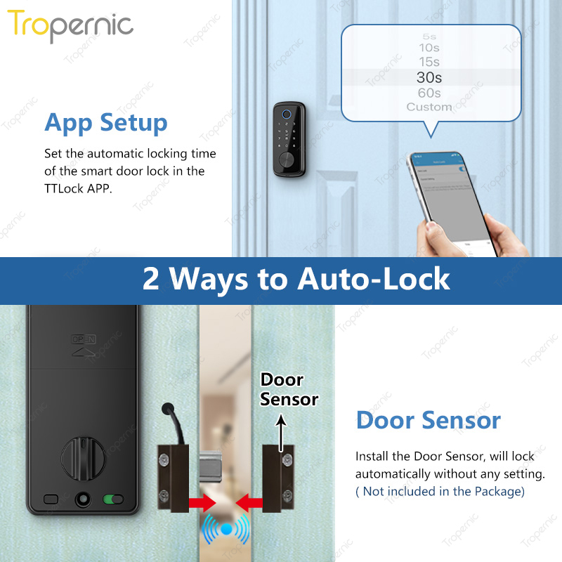 투야 지그비 문짝 데드볼트 잠금, 생체 인식 지문 잠금 - Smart Door Lock Wifi 리뷰 및 가격