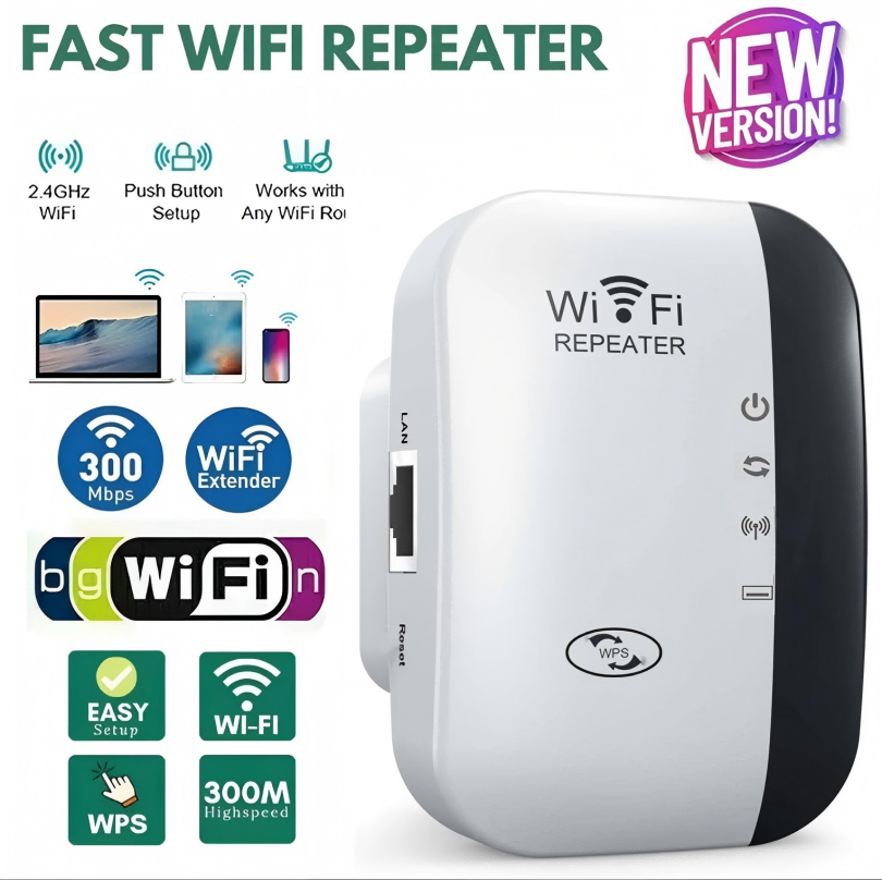 300Mbps WiFi 리피터 무선 신호 확장기 및 네 - Wifi Smart Plug 리뷰 및 가격