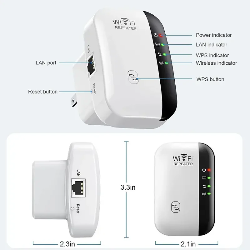 300Mbps WiFi 리피터 무선 신호 확장기 및 네 - Wifi Smart Plug 리뷰 및 가격