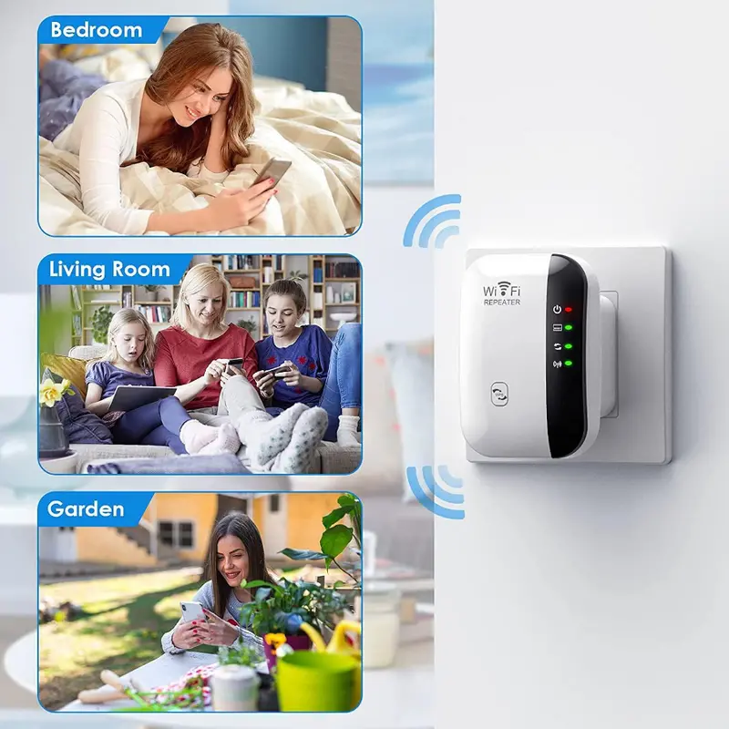 300Mbps WiFi 리피터 무선 신호 확장기 및 네 - Wifi Smart Plug 리뷰 및 가격